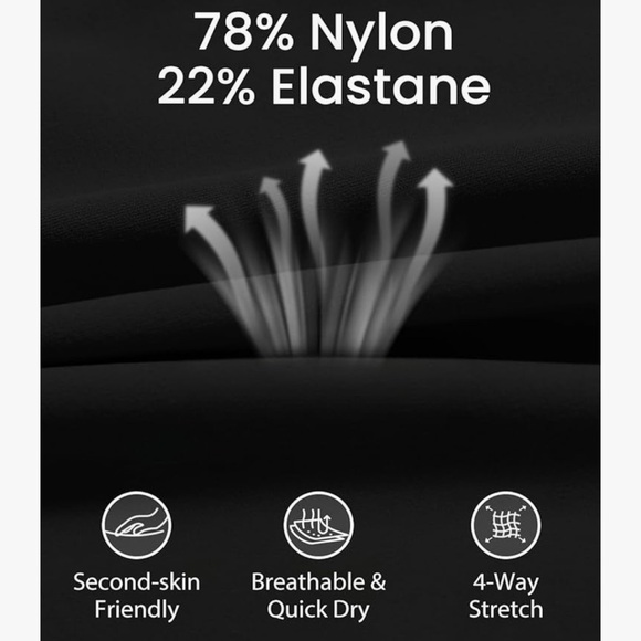 Ecupper Black Long Sleeve Workout Jumpsuit XS - Picture 11 of 11